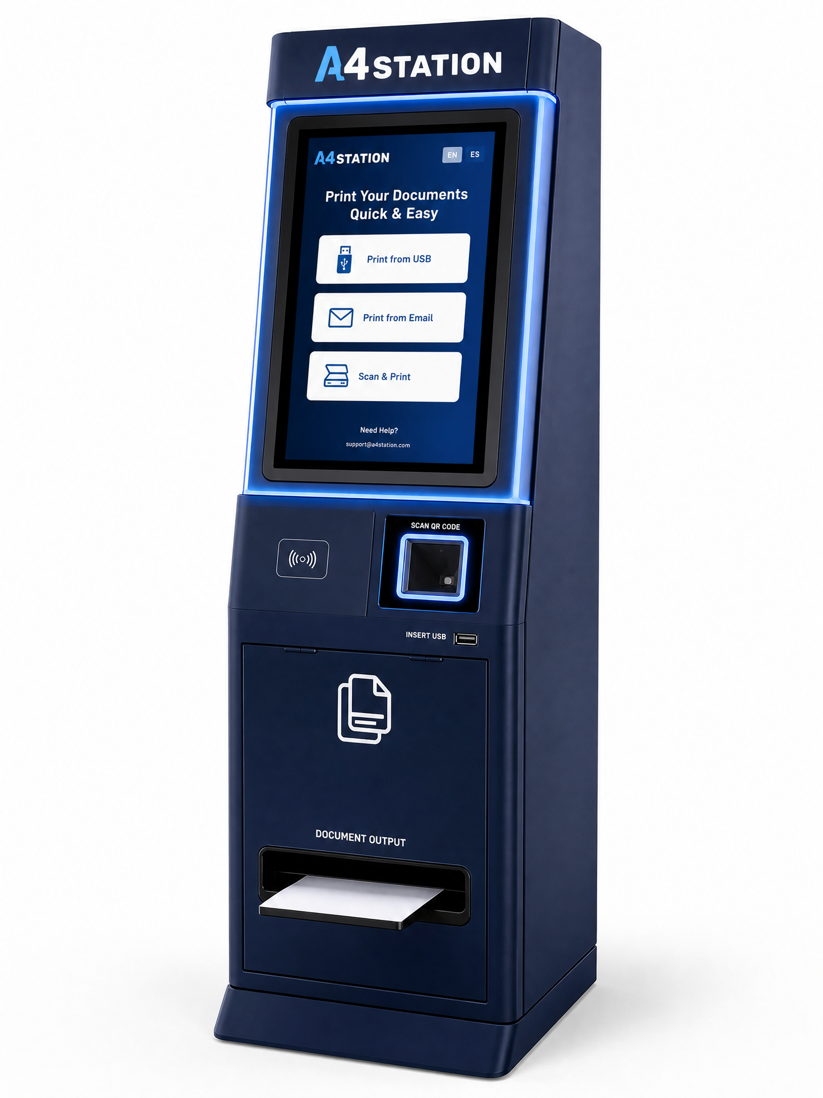 A4Station Self-Service Printing Kiosk